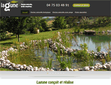 Tablet Screenshot of lagune-site.fr